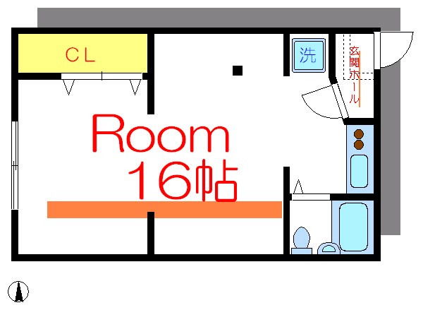 コーポ潮 間取り図