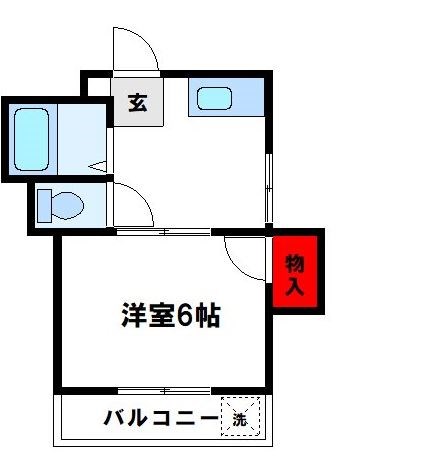 朝倉ハイツ   302号室 間取り