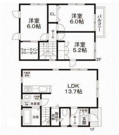 堀切1丁目戸建 間取り