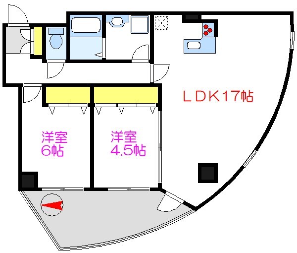 クリスタルタワー 間取り