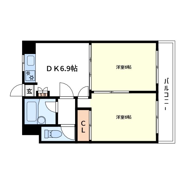 メゾンド冬木 間取り