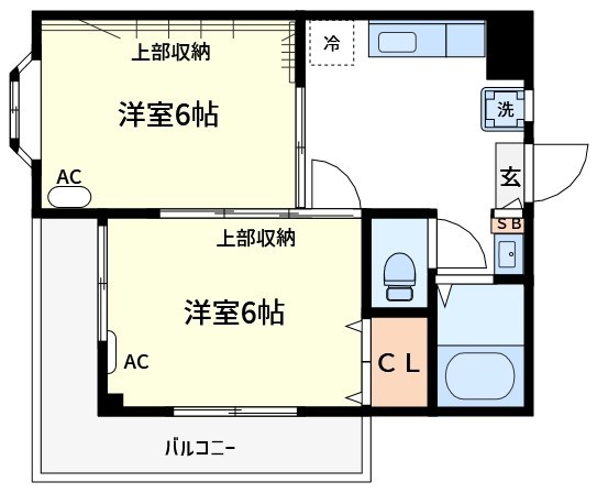 ルミエール町屋     201号室 間取り