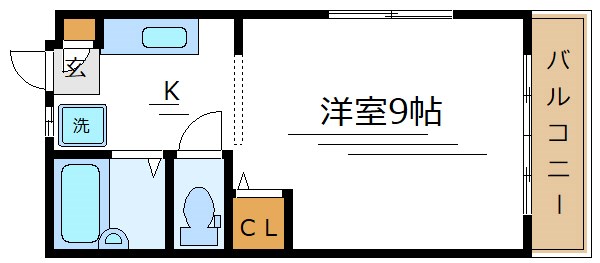 ASAHIハイツ　B棟  間取り