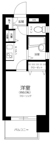 VIDA日本橋EAST 間取り
