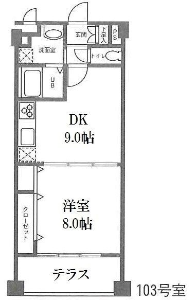 カーロヴィレッタⅡ 間取り図