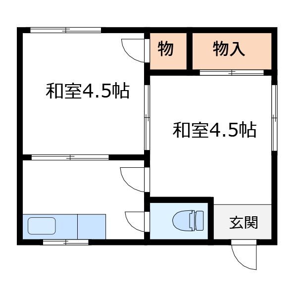 みどり荘  間取り