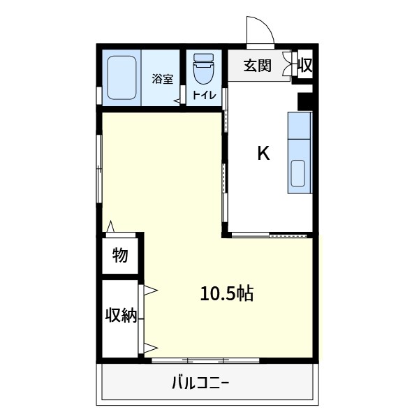 タウンハイツ亀有1号棟   間取り図