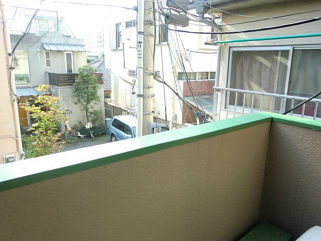 青木マンション ベランダ