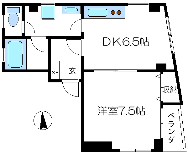 増渕ビル  間取り図