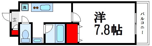 ロイヤルＳＴ  3F号室 間取り