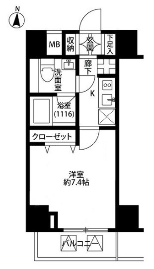 プレール・ドゥーク木場駅前 間取り