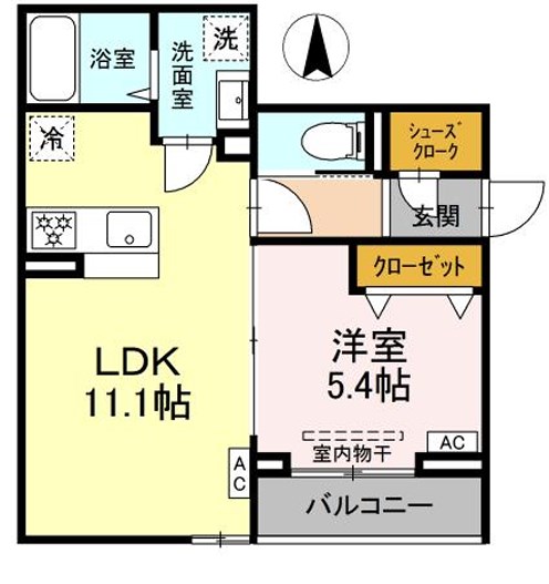 ルリアン東尾久 間取り