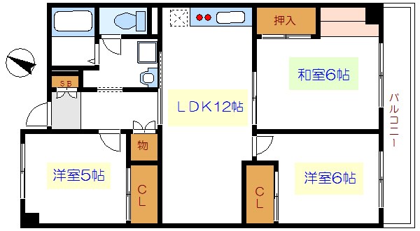 マイサンライズ 間取り図