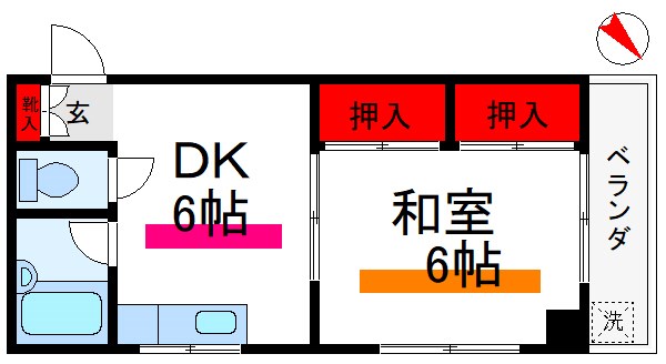 マインハイムⅠ 間取り