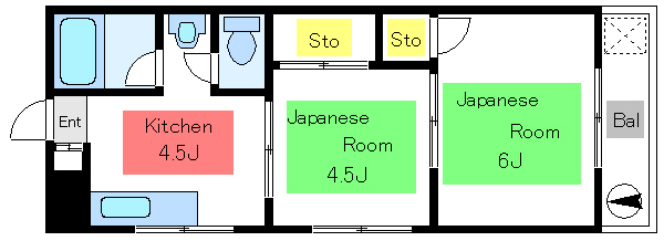 サンサニー城東  間取り図