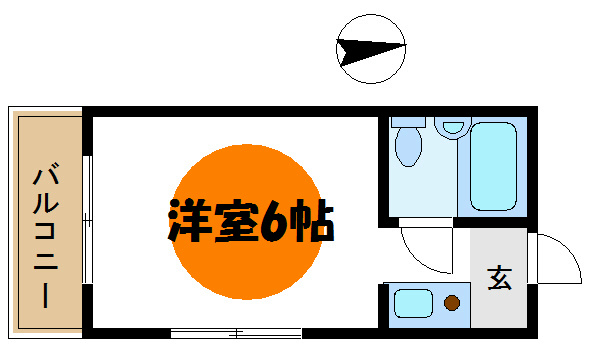 つくばハイツ２ 間取り図