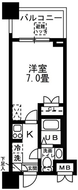 レジディア錦糸町 間取り図