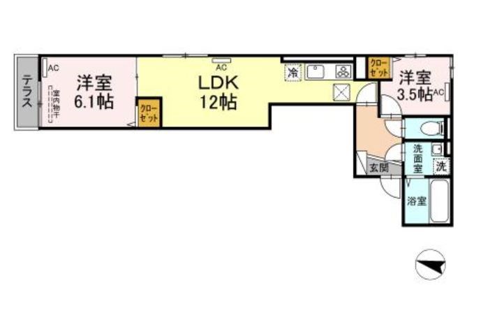 ルリアン北小岩Ⅱ   間取り図