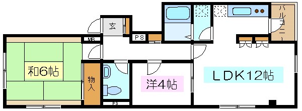 マンション・ライトコート 間取り図