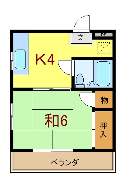 メゾンアゼィリアⅡ 間取り図