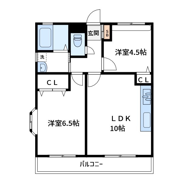 プレステージ新井 間取り