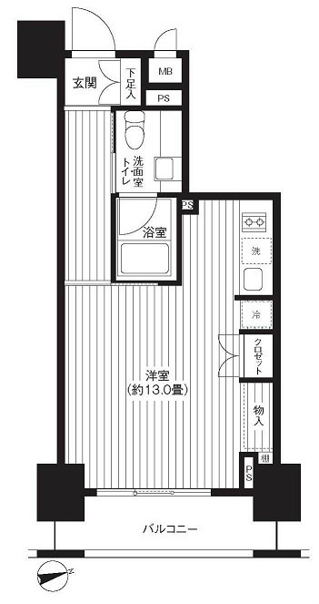 レジディア新御徒町 間取り