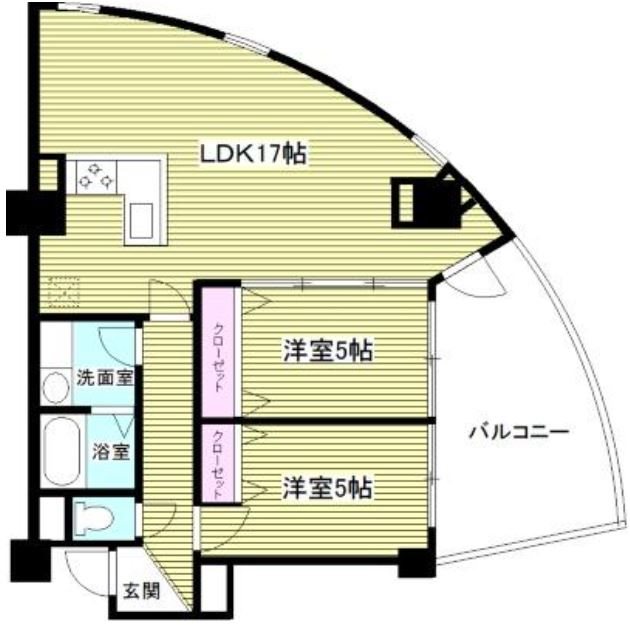 クリスタルタワー 間取り図