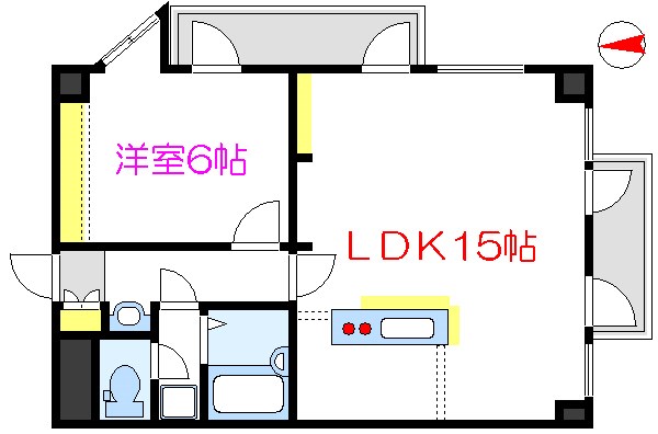 レジデンスタイム２ 間取り