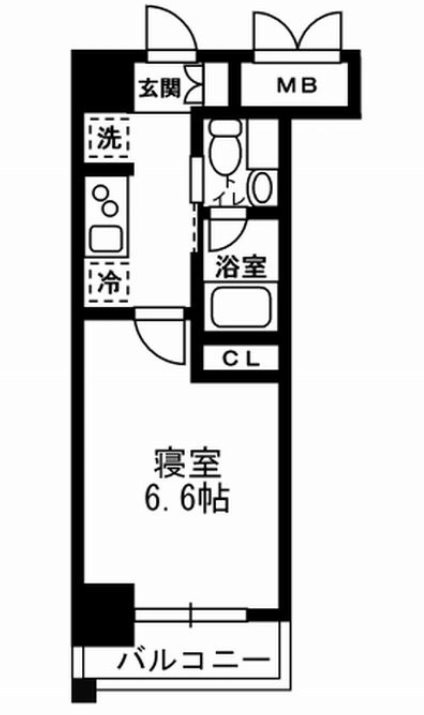 レジディア月島Ⅲ 間取り