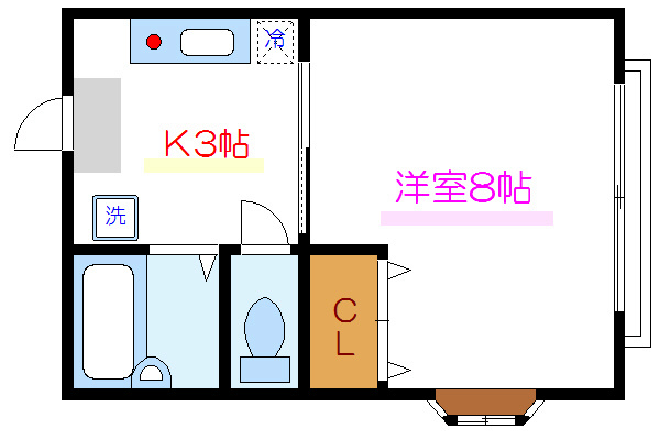 トーコーハイツ   間取り図