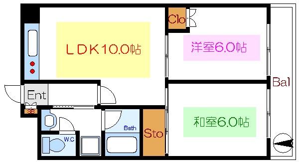 フォルジュ山田  間取り