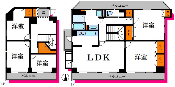 保洋ビル 間取り図