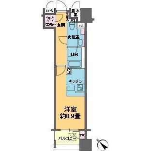 カスタリア銀座Ⅲ  間取り図