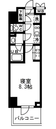 レジディア亀戸 間取り図