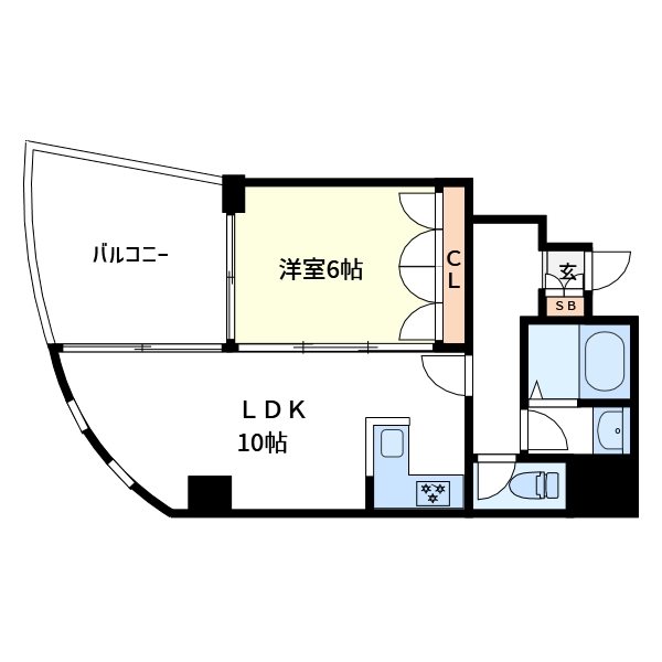 クリスタルタワー 間取り図