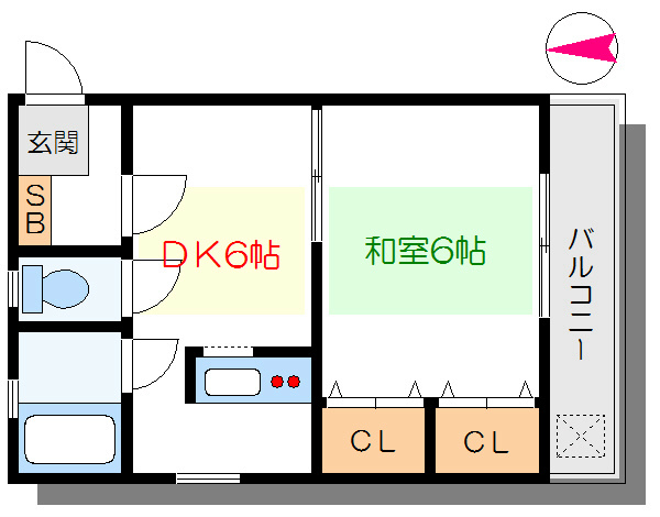 勝倉ビル   間取り