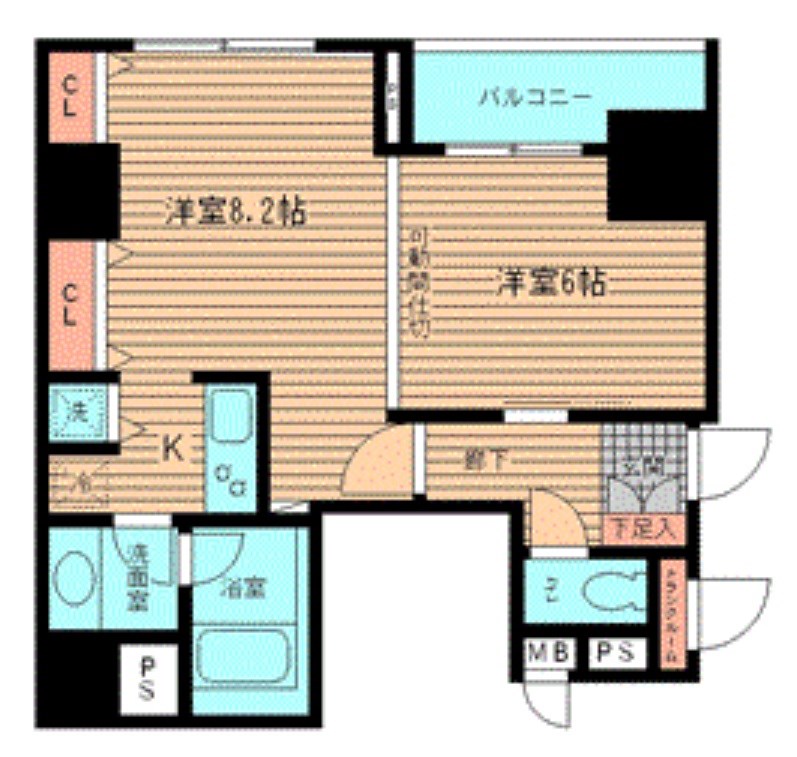ＨＦ日本橋レジデンス  間取り
