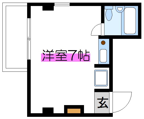 セゾンド・フジ  間取り図