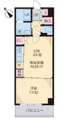 インカウンターマンション 間取り