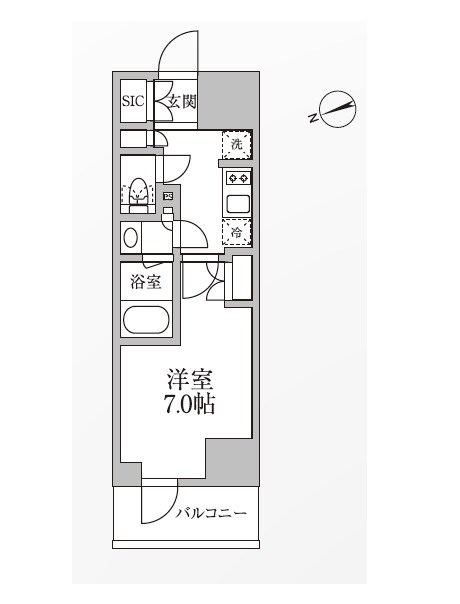 レジディア新御徒町Ⅱ 間取り