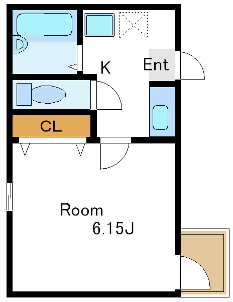 クレフラスト一之江  間取り図