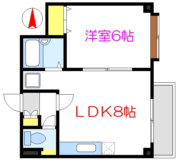 エスポワール21 間取り図