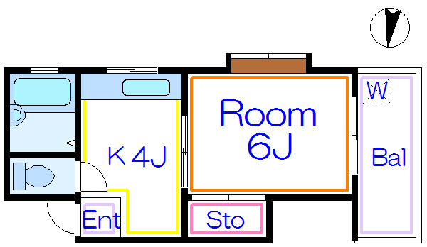 コーポ長崎  間取り図