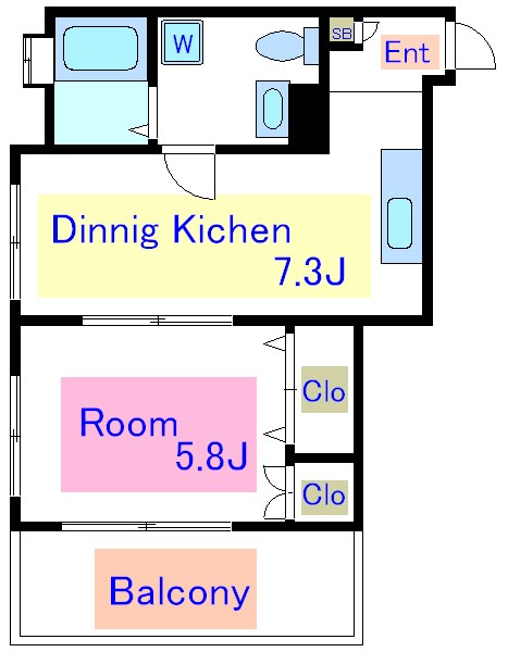 高久ビル 間取り図