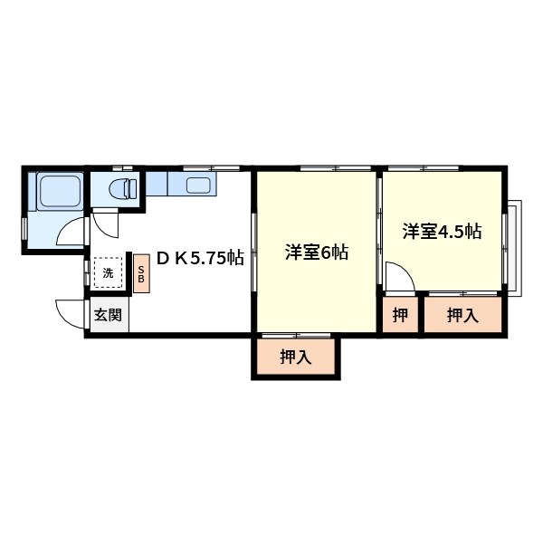 中川荘  間取り図