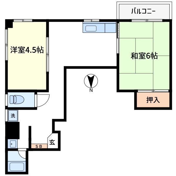 スリーリバーハイツ 間取り図