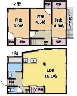大島５丁目貸家 間取り