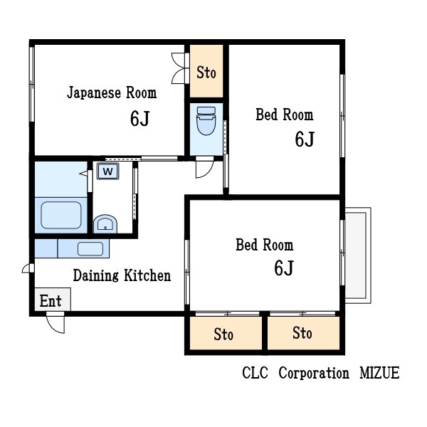メゾン西瑞江B棟 間取り図