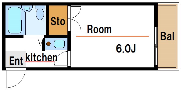 リブレ・一之江 102号室 間取り