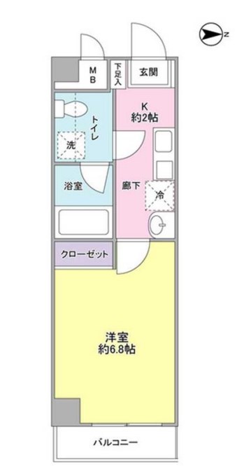Ｔ・ハルジオン  102号室 間取り